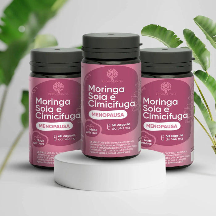 3 Flaschen Supplement Menopause Redmoringa