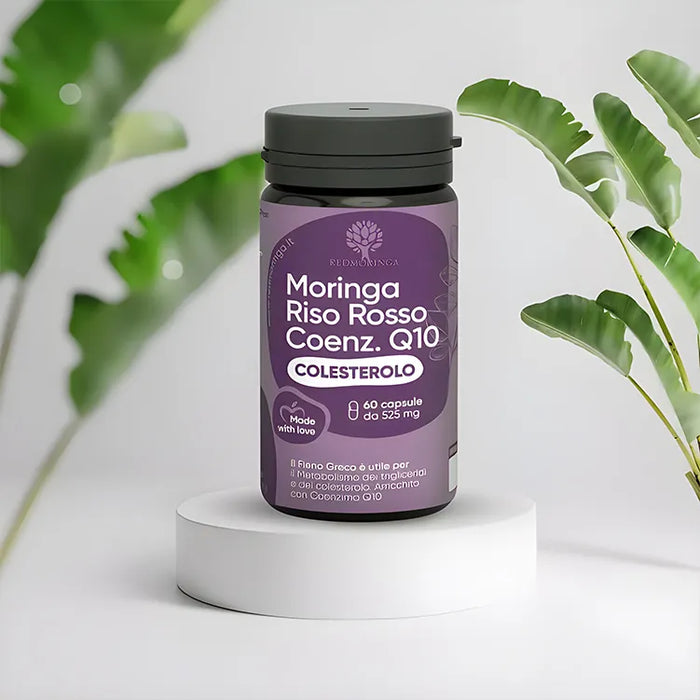 Nahrungserganzungsmittel Cholesterin Moringa Rot fermentierter Reis und Coenzym Q10